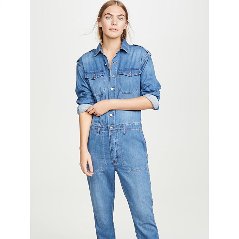 Current Elliott Crew Overalls